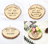 Natural wood ring holder, Wedding ring dish, personalized ring holder, personalized ring pillow, personalized ring bearer,