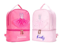 Personalized girls ballet bag, personalized ballerina school bag, Ballerina backpack