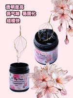 UV Dip resin, flower petals dip resin, resin craft, resin DIY, clear UV Dip resin for wire flower