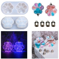 LED cat paw mould, LED night lights, Night light mould, Silicone mould, Silicone resin mould, Shaker mould, Resin mould, Resin mold