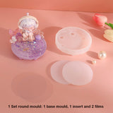 Round silicone resin mould, resin mould, silicone mould, heart resin mould, resin mold, shaker mould, shaker charm, resin silicone mould