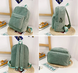 Personalized backpacks for toddlers, personalized daycare backpack, custom embroidered backpack, Corduroy Backpack kids