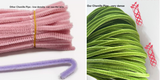 100pcs glitter Chenille stems, art pipe cleaner 6mm, chenille stems Etsy, 30cm pipe cleaner, glitter pipe cleaner