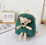 Personalized plush bear backpack, custom kid backpack, teddy bear bag, school bag toddler