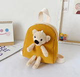 Personalized plush bear backpack, custom kid backpack, teddy bear bag, school bag toddler