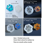 Cat paw mould collection | Resin mould cat paw | Silicone mould | Cat paw light mould | UV resin mould, Resin silicone mold, Resin moulding