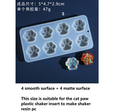 Cat paw mould collection | Resin mould cat paw | Silicone mould | Cat paw light mould | UV resin mould, Resin silicone mold, Resin moulding