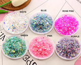 Iridescent flakes | Irregular shaped flakes | Holographic flakes | Iridescent flakes | Iridescent glitter | Holo glitter | Confetti