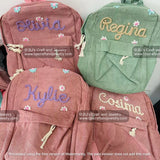 Personalized backpack, Corduroy Backpack, personalized bags Etsy, backpack for toddler