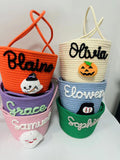 Personalized Halloween treat bag, Halloween Basket, Halloween candy bag, Halloween sweets basket