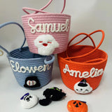 Personalized Halloween treat bag, Halloween Basket, Halloween candy bag, Halloween sweets basket