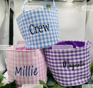 Personalized Easter basket, toy basket with name, toy basket personalized, Easter basket personalized, custom name basket, embroidery name basket