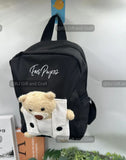 Personalized teddy bear backpack, custom name backpack, toddler backpack