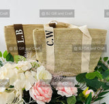 Personalized woven bag, custom name straw bag, tote bags, personalized bridesmaid tote bag, bridesmaid woven bag,