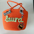 Halloween treat or trick, Halloween sweets basket, personalized toy basket