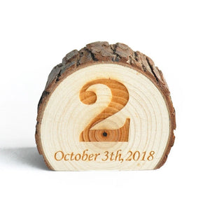 Custom wood table number, table placement, wood table number, laser engraved table number, wedding table number, wooden table number