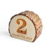 Custom wood table number, table placement, wood table number, laser engraved table number, wedding table number, wooden table number