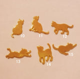 10 pcs resin embellishment | Alice in wonderland | Cat inclusion | Resin inclusion