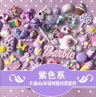 Purple Series Decoden Cabochon | Hat cabochon | Macoron cabochon | Cookies cabochon