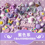 Purple Series Decoden Cabochon | Hat cabochon | Macoron cabochon | Cookies cabochon