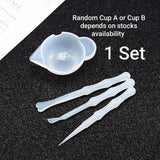 Resin tools set | Silicon mixing cup | Resin spoon