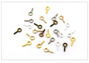 100 pcs Screw eye pin | Screw pin | DIY jewelry findings | Resin findings