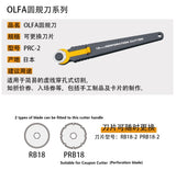 Olfa PRC-2 Rotary blade | Olfa rotary blade | Perforated blade | Coupon cutter blade | Olfa blade | Perforated cutter | Art knife