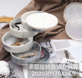 Round rotatable storage box | 3D mould | Rotatable jewelry box | Resin mould | Silicone mould