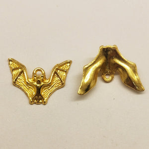 10 pcs Halloween gold charm | Bat charm | Resin charm | Gold charm | Resin craft | Resin art | Bracelet charm