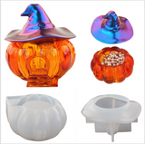 Halloween Pumpkin mould | Pumpkin container mould | Silicon moulds | 3D moulds | Resin Moulds | Halloween craft