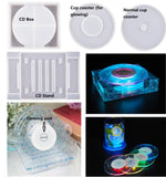 Glowing CD cup coasters mould | Cup coasters mould | Glowing mould | Silicon mould | CD mould