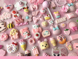 Pink Series Decoden Cabochon | Hat cabochon | Macoron cabochon | Cookies cabochon | Lolipop cabochon