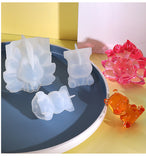 Teddy bear mould | 9 tail fox mould | 3D mould | Silicon mould | UV resin mould