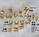 10 pcs resin inclusion | Gold accents | UV resin  inclusion | Embellishment