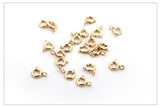 10 pcs round spring clasps | Spring clasps | Bracelet clasps | Necklace spring clasps