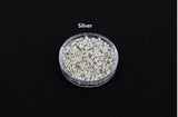 Crimpable beads | DIY jewelry | Round bead | Metal beads | Gold bseads | Silver beads