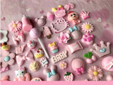 Pink Series Decoden Cabochon | Hat cabochon | Macoron cabochon | Cookies cabochon | Lolipop cabochon