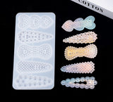 Hair pin mould | Hair clip mould | 3D mould | Silicon mould | DIY hair clip