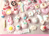 Pink Series Decoden Cabochon | Hat cabochon | Macoron cabochon | Cookies cabochon | Lolipop cabochon