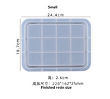 Rectangular tray mould | Silicon mould | 3D mould | Resin mould | Food tray mould