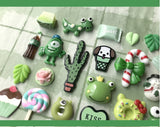 Green series Cabochons lucky bag | Decoden Cabochon | Kawaii miniature | Sweet decodens | Sweet miniatures