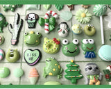 Green series Cabochons lucky bag | Decoden Cabochon | Kawaii miniature | Sweet decodens | Sweet miniatures