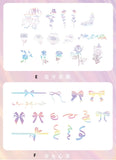 Holographic stickers | Unicorn stickers | Shiney stickers | Dolphin stickers | Dream catcher stickers | Butterfly stickers