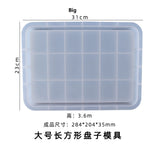 Rectangular tray mould | Silicon mould | 3D mould | Resin mould | Food tray mould