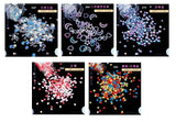 Shaker inclusion | Assorted inclusion | Shaker stars | Confetti | Shaker confetti