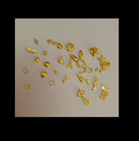 20pc Embellishment | Resin inclusion | Star inclusion | Gold embellishment | Resin embellishment