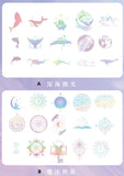 Holographic stickers | Unicorn stickers | Shiney stickers | Dolphin stickers | Dream catcher stickers | Butterfly stickers