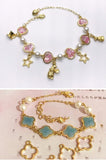 Open bezel charm | Gold charm | Sakura charm