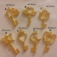 6 pcs Mystical Wand | Key wand | Key open bezel | Wand open bezel