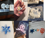 Sailormoon mold | Silicon mold | Snow flake mold | Sakura flower mold | Mold | UV resin mold